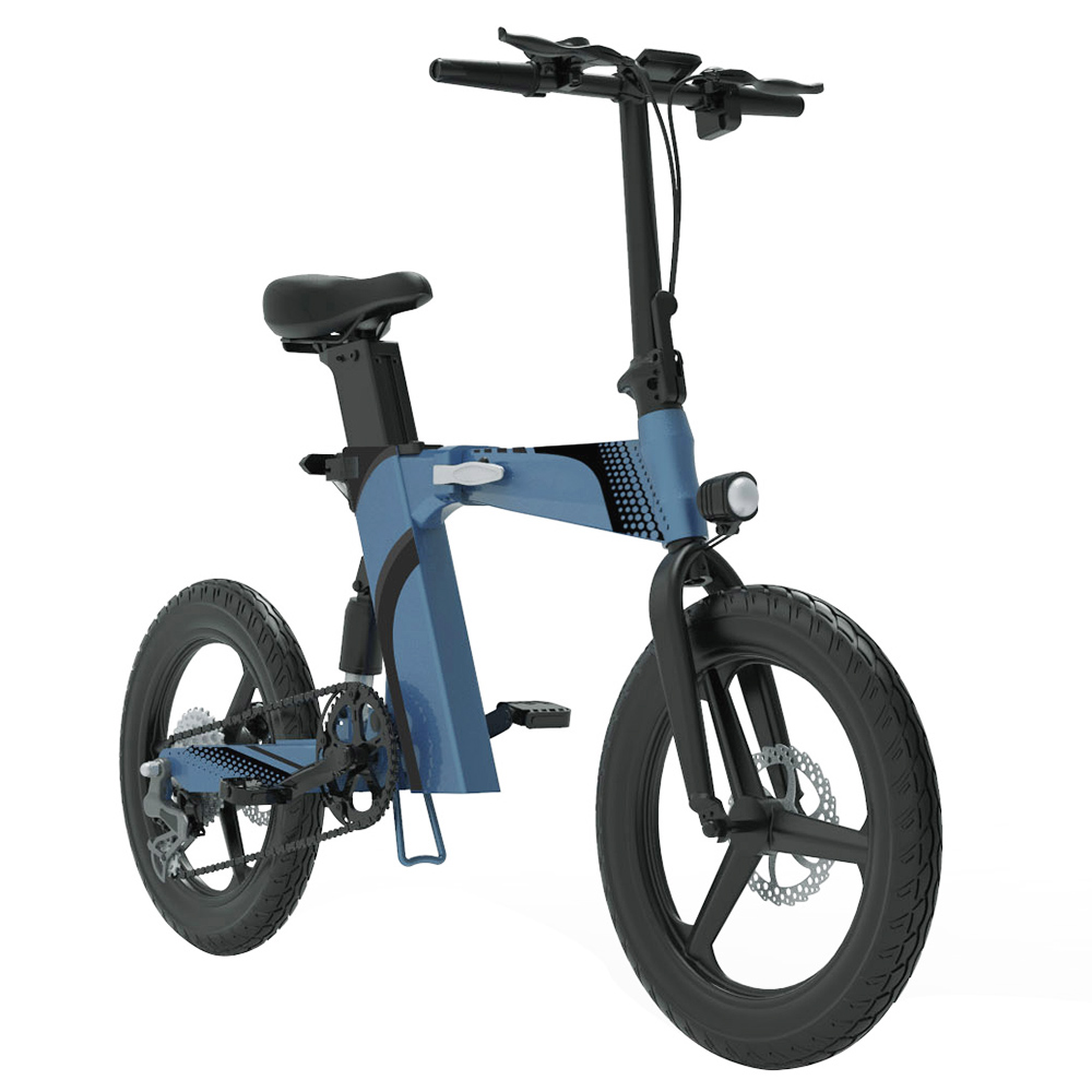Z7 Electric Bike 250W Brushless Motor 36V 8Ah Battery 20'' Tire, 25km/h Max Speed, 30-40km Range, 120kg Load - Blue Z7 Electric Bike 250W Brushless Motor 36V 8Ah Battery 20'' Tire, 25km/h Max Speed, 30-40km Range, 120kg Load - Blue -rockbros-shop Z7 Electric Bike 250W Brushless Motor Blue 509260 2