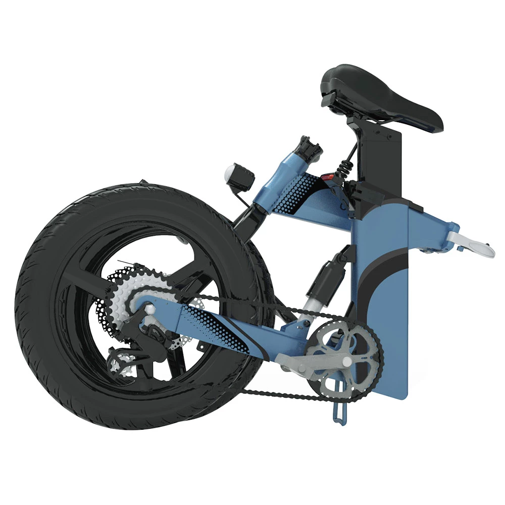 Z7 Electric Bike 250W Brushless Motor 36V 8Ah Battery 20'' Tire, 25km/h Max Speed, 30-40km Range, 120kg Load - Blue 7 Z7 Electric Bike 250W Brushless Motor 36V 8Ah Battery 20'' Tire, 25km/h Max Speed, 30-40km Range, 120kg Load - Blue - Image 5