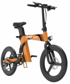 Z7 Electric Bike 250W Brushless Motor 36V 8Ah Battery 20'' Tire, 25km/h Max Speed, 30-40km Range, 120kg Load - Orange -rockbros-shop Z7 Electric Bike 250W Brushless Motor Orange 509259 2