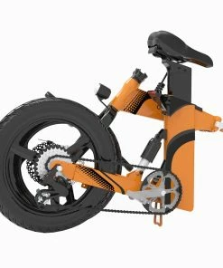Z7 Electric Bike 250W Brushless Motor 36V 8Ah Battery 20'' Tire, 25km/h Max Speed, 30-40km Range, 120kg Load - Orange -rockbros-shop Z7 Electric Bike 250W Brushless Motor Orange 509259 4