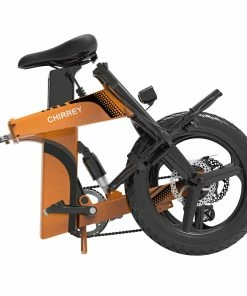 Z7 Electric Bike 250W Brushless Motor 36V 8Ah Battery 20'' Tire, 25km/h Max Speed, 30-40km Range, 120kg Load - Orange -rockbros-shop Z7 Electric Bike 250W Brushless Motor Orange 509259 5