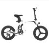 Z7 Electric Bike 250W Brushless Motor 36V 8Ah Battery 20'' Tire, 25km/h Max Speed, 30-40km Range, 120kg Load - White -rockbros-shop Z7 Electric Bike 250W Brushless Motor White 509258 0
