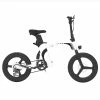 Z7 Electric Bike 250W Brushless Motor 36V 8Ah Battery 20'' Tire, 25km/h Max Speed, 30-40km Range, 120kg Load - White