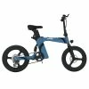 Z7 Electric Bike For Commuting 20 Inch Tires 350W Motor 32km/h Max Speed, Dual 36V 8Ah Batteries, Disc Brakes, 120kg Load - Blue -rockbros-shop Z7 Electric Bike for Commuting 350W Motor Blue 518901 0