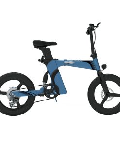 Z7 Electric Bike For Commuting 20 Inch Tires 350W Motor 32km/h Max Speed, Dual 36V 8Ah Batteries, Disc Brakes, 120kg Load - Blue