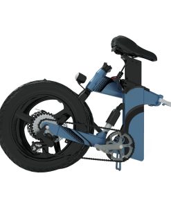 Z7 Electric Bike For Commuting 20 Inch Tires 350W Motor 32km/h Max Speed, Dual 36V 8Ah Batteries, Disc Brakes, 120kg Load - Blue -rockbros-shop Z7 Electric Bike for Commuting 350W Motor Blue 518901 4