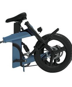 Z7 Electric Bike For Commuting 20 Inch Tires 350W Motor 32km/h Max Speed, Dual 36V 8Ah Batteries, Disc Brakes, 120kg Load - Blue -rockbros-shop Z7 Electric Bike for Commuting 350W Motor Blue 518901 5
