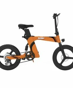 Z7 Electric Bike For Commuting 20 Inch Tires 350W Motor 32km/h Max Speed, Dual 36V 8Ah Batteries, Disc Brakes, 120kg Load - Orange