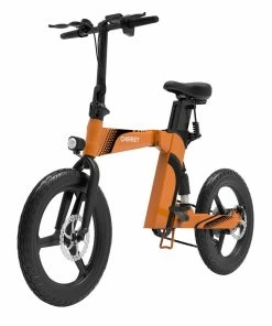 Z7 Electric Bike For Commuting 20 Inch Tires 350W Motor 32km/h Max Speed, Dual 36V 8Ah Batteries, Disc Brakes, 120kg Load - Orange -rockbros-shop Z7 Electric Bike for Commuting 350W Motor Orange 518903 3