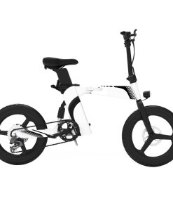 Z7 Electric Bike For Commuting 20 Inch Tires 350W Motor 32km/h Max Speed, Dual 36V 8Ah Batteries, Disc Brakes, 120kg Load - White