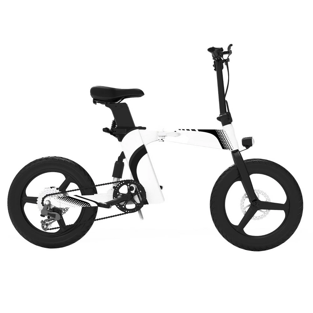 Z7 Electric Bike For Commuting 20 Inch Tires 350W Motor 32km/h Max Speed, Dual 36V 8Ah Batteries, Disc Brakes, 120kg Load - White 3 Z7 Electric Bike For Commuting 20 Inch Tires 350W Motor 32km/h Max Speed, Dual 36V 8Ah Batteries, Disc Brakes, 120kg Load - White