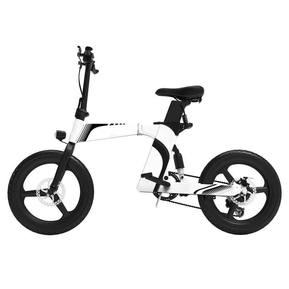 Z7 Electric Bike for Commuting 20 Inch Tires 350W Motor 32km/h Max Speed, Dual 36V 8Ah Batteries, Disc Brakes, 120kg Load - White Z7 Electric Bike For Commuting 20 Inch Tires 350W Motor 32km/h Max Speed, Dual 36V 8Ah Batteries, Disc Brakes, 120kg Load - White -rockbros-shop Z7 Electric Bike for Commuting 350W Motor White 518902 3