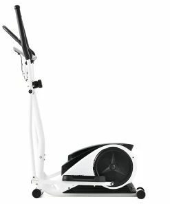 Merax Indoor Ergonomic Exercise Bike Elliptical Machine 8-level Resistance Adjustment Non-slip Pedal LCD Display Maximum Load 120kg - White -rockbros-shop abcb73b8551c4cff8919bd937a944c9d 475039 1
