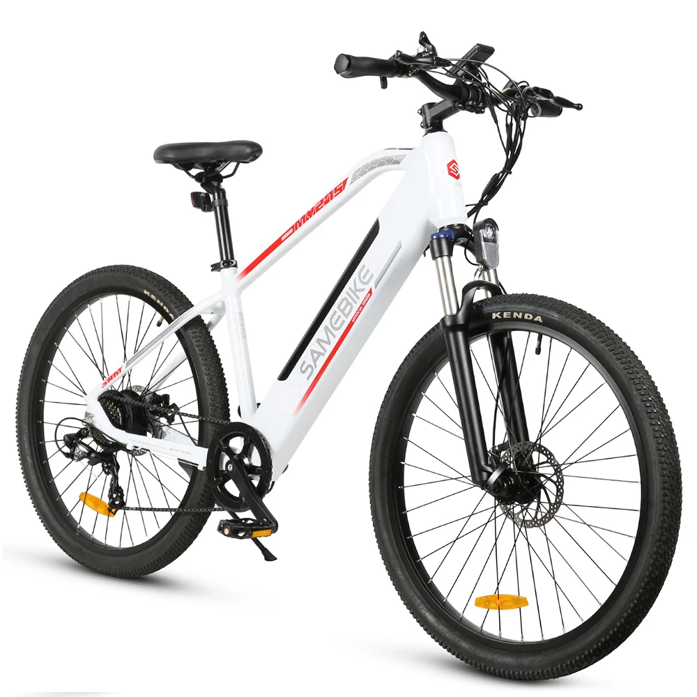 SAMEBIKE MY-275 10.4Ah 500W 48V 27.5inch Electric Bike 20mph Top Speed 80km Mileage Range Max Load 150kg White 6 SAMEBIKE MY-275 10.4Ah 500W 48V 27.5inch Electric Bike 20mph Top Speed 80km Mileage Range Max Load 150kg White - Image 4
