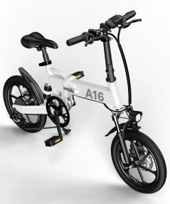 ADO A16 Electric Folding Bike 16 Inch City Bicycle 350W Hall Brushless Motor SHIMANO 7-Speed Rear Derailleur 36V 7.8Ah Removable Battery 35km/h Max Speed Up To 35km Max Range IPX5 Double Shock-absorption Aluminum Alloy Frame 16*1.95 Tires - White 11 ADO A16 Electric Folding Bike 16 Inch City Bicycle 350W Hall Brushless Motor SHIMANO 7-Speed Rear Derailleur 36V 7.8Ah Removable Battery 35km/h Max Speed Up To 35km Max Range IPX5 Double Shock-absorption Aluminum Alloy Frame 16*1.95 Tires - White -rockbros-shop ado a16 electric folding bike 350w motor 7 8ah removable battery black 1624266510223