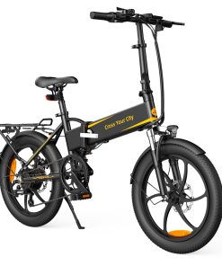 ADO A20 XE 250W Electric Bike Folding Frame 7-Speed Gears Removable 10.4 AH Lithium-Ion Battery E-bike - Black -rockbros-shop ado a20 350w electric bike black d1f87b 1665469518893