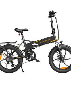 ADO A20 XE 250W Electric Bike Folding Frame 7-Speed Gears Removable 10.4 AH Lithium-Ion Battery E-bike - Black -rockbros-shop ado a20 350w electric bike black e0fb3b 1665469518870