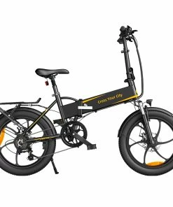 ADO A20 XE 250W Electric Bike Folding Frame 7-Speed Gears Removable 10.4 AH Lithium-Ion Battery E-bike - Black -rockbros-shop ado a20 350w electric bike black e0fb3b 1665469518870