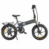 ADO A20 XE 250W Electric Bike Folding Frame 7-Speed Gears Removable 10.4 AH Lithium-Ion Battery E-bike - Grey -rockbros-shop ado a20 350w electric bike grey 0677b6 1665470004236