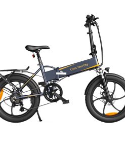 ADO A20 XE 250W Electric Bike Folding Frame 7-Speed Gears Removable 10.4 AH Lithium-Ion Battery E-bike - Grey