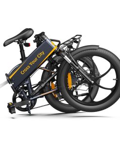 ADO A20 XE 250W Electric Bike Folding Frame 7-Speed Gears Removable 10.4 AH Lithium-Ion Battery E-bike - Grey -rockbros-shop ado a20 350w electric bike grey 16f334 1665470004484