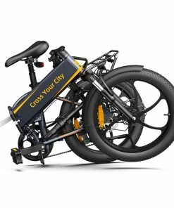 ADO A20 XE 250W Electric Bike Folding Frame 7-Speed Gears Removable 10.4 AH Lithium-Ion Battery E-bike - Grey -rockbros-shop ado a20 350w electric bike grey 16f334 1665470004484