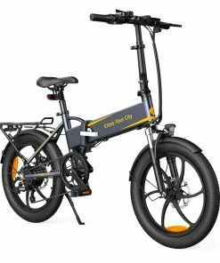 ADO A20 XE 250W Electric Bike Folding Frame 7-Speed Gears Removable 10.4 AH Lithium-Ion Battery E-bike - Grey -rockbros-shop ado a20 350w electric bike grey 2324bc 1665470004486