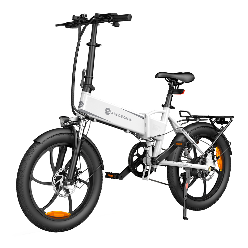 ADO A20 XE 250W Electric Bike Folding Frame 7-Speed Gears Removable 10.4 AH Lithium-Ion Battery E-bike - White ADO A20 XE 250W Electric Bike Folding Frame 7-Speed Gears Removable 10.4 AH Lithium-Ion Battery E-bike - White -rockbros-shop ado a20 350w electric bike white 8d61b7 1665469788126