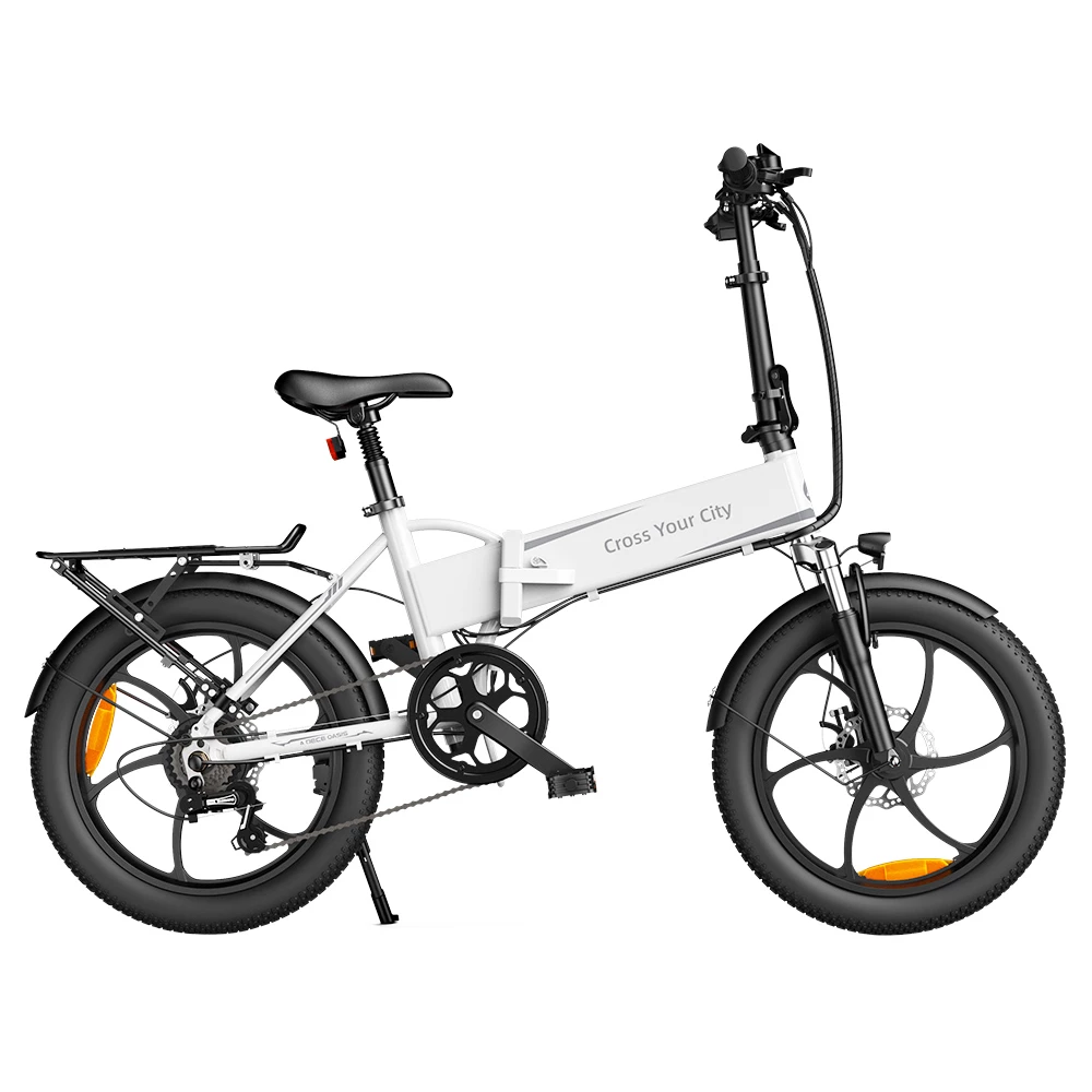 ADO A20 XE 250W Electric Bike Folding Frame 7-Speed Gears Removable 10.4 AH Lithium-Ion Battery E-bike - White 5 ADO A20 XE 250W Electric Bike Folding Frame 7-Speed Gears Removable 10.4 AH Lithium-Ion Battery E-bike - White - Image 3