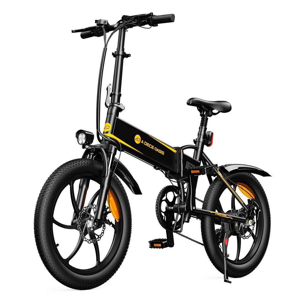 ADO A20+ Electric Folding Bike 20 Inch City Bicycle 250W Hall Brushless Gear DC Motor SHIMANO 7-Speed Rear Derailleur 36V 10.4Ah Removable Battery 25km/h Max Speed Up To 60km Max Range IPX5 Double Shock-absorption Aluminum Alloy Frame - Black 6 ADO A20+ Electric Folding Bike 20 Inch City Bicycle 250W Hall Brushless Gear DC Motor SHIMANO 7-Speed Rear Derailleur 36V 10.4Ah Removable Battery 25km/h Max Speed Up To 60km Max Range IPX5 Double Shock-absorption Aluminum Alloy Frame - Black - Image 4