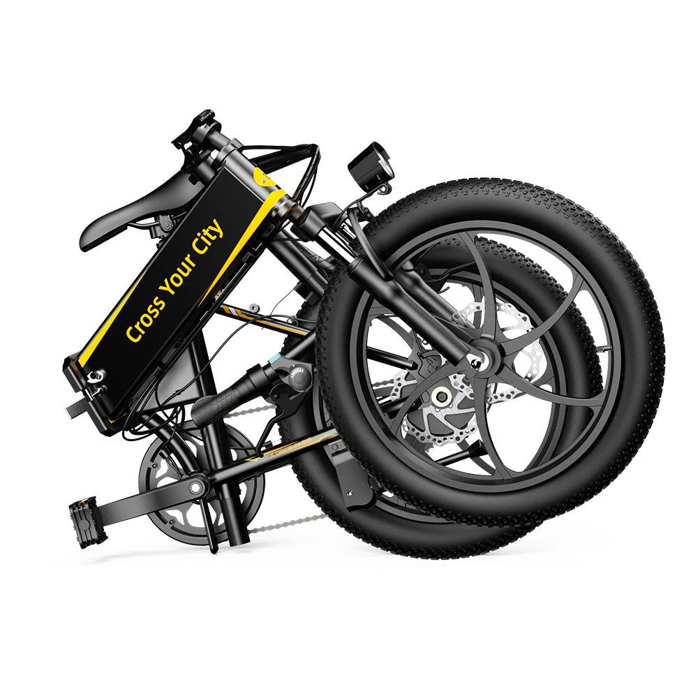 ADO A20+ Electric Folding Bike 20 Inch City Bicycle 250W Hall Brushless Gear DC Motor SHIMANO 7-Speed Rear Derailleur 36V 10.4Ah Removable Battery 25km/h Max Speed Up To 60km Max Range IPX5 Double Shock-absorption Aluminum Alloy Frame - Black 8 ADO A20+ Electric Folding Bike 20 Inch City Bicycle 250W Hall Brushless Gear DC Motor SHIMANO 7-Speed Rear Derailleur 36V 10.4Ah Removable Battery 25km/h Max Speed Up To 60km Max Range IPX5 Double Shock-absorption Aluminum Alloy Frame - Black - Image 6