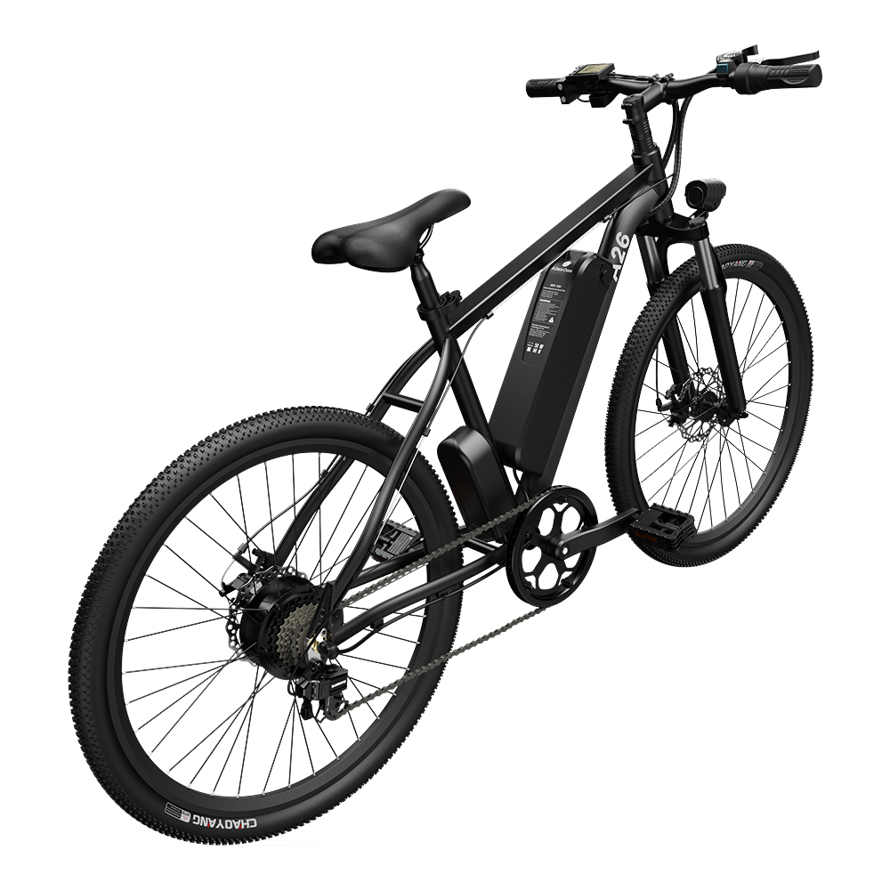 ADO A26+ Electric Moped Bike 26 inch Mountain Bike 250W Hall Brushless Motor SHIMANO 7-Speed Derailleur 36V 12.5Ah Removable Battery 25km/h Max Speed up to 35km Max Range IPX5 Aluminum Alloy Frame - Black ADO A26+ Electric Moped Bike 26 Inch Mountain Bike 250W Hall Brushless Motor SHIMANO 7-Speed Derailleur 36V 12.5Ah Removable Battery 25km/h Max Speed Up To 35km Max Range IPX5 Aluminum Alloy Frame - Black -rockbros-shop ado a20 electric folding bike 350w motor 10 4ah battery black 1624271796548