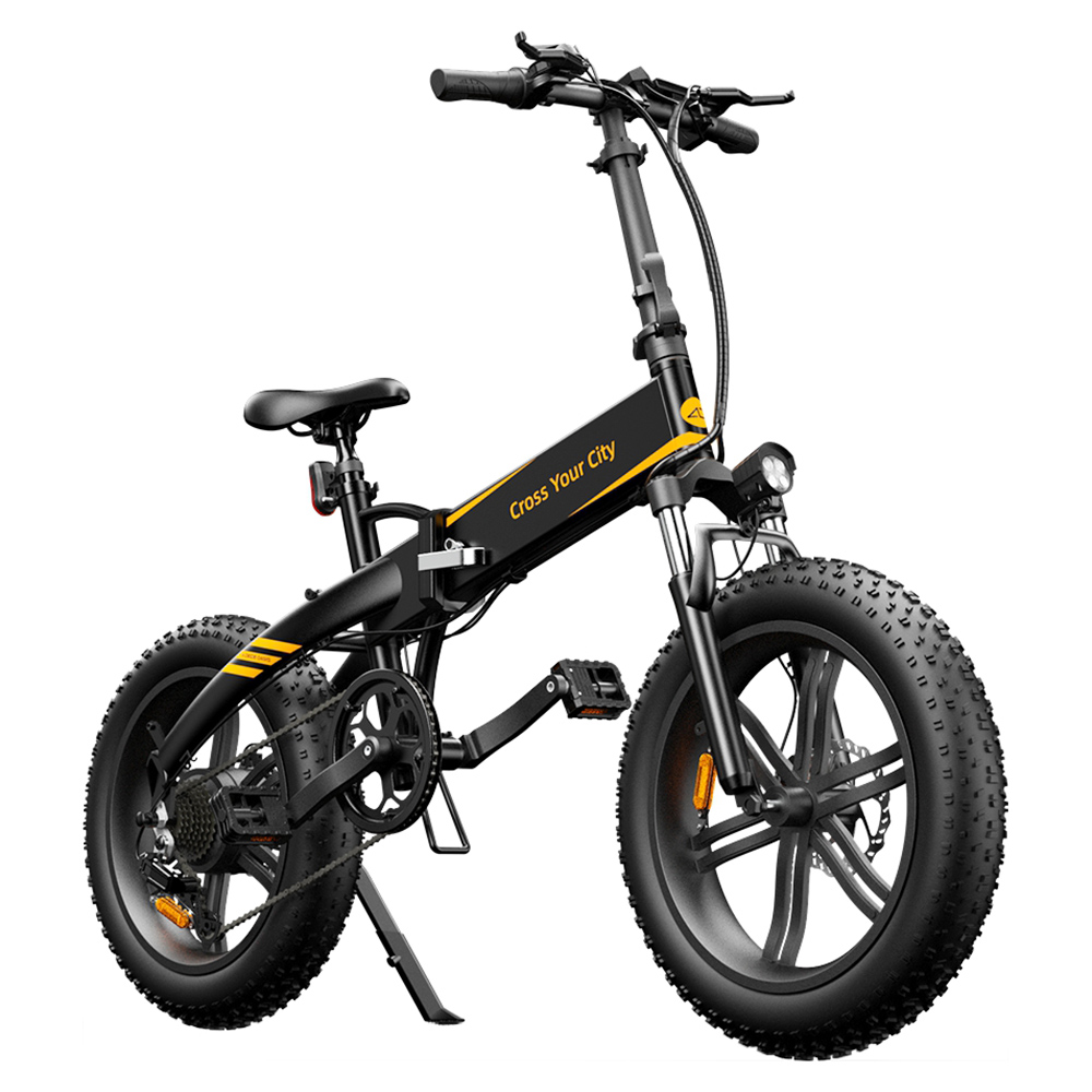 ADO A20F+ Off-road Electric Folding Bike 20*4.0 inch 250W Brushless DC Motor SHIMANO 7-Speed Rear Derailleur 36V 10.4Ah Removable Battery 25km/h Max speed Pure power up to 50km Range Aluminum alloy Frame - Black ADO A20F+ Off-road Electric Folding Bike 20*4.0 Inch 250W Brushless DC Motor SHIMANO 7-Speed Rear Derailleur 36V 10.4Ah Removable Battery 25km/h Max Speed Pure Power Up To 50km Range Aluminum Alloy Frame - Black -rockbros-shop ado a20f electric folding bike 500w motor 10 4ah battery black 6a90f5 1663810939166