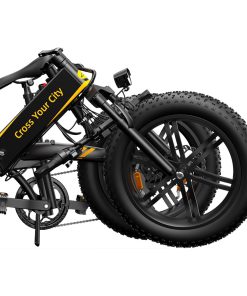 ADO A20F+ Off-road Electric Folding Bike 20*4.0 Inch 250W Brushless DC Motor SHIMANO 7-Speed Rear Derailleur 36V 10.4Ah Removable Battery 25km/h Max Speed Pure Power Up To 50km Range Aluminum Alloy Frame - Black 5 ADO A20F+ Off-road Electric Folding Bike 20*4.0 Inch 250W Brushless DC Motor SHIMANO 7-Speed Rear Derailleur 36V 10.4Ah Removable Battery 25km/h Max Speed Pure Power Up To 50km Range Aluminum Alloy Frame - Black -rockbros-shop ado a20f electric folding bike 500w motor 10 4ah battery black d6d9c4 1663810939161