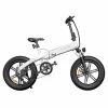 ADO A20F+ International Version Off-road Electric Folding Bike 20*4.0 Inch 500W Brushless DC Motor SHIMANO 7-Speed Rear Derailleur 36V 10.4Ah Removable Battery 25km/h Max Speed Pure Power Up To 50km Range Aluminum Alloy Frame - White -rockbros-shop ado a20f electric folding bike 500w motor 10 4ah battery white 699eb1 1663811355013