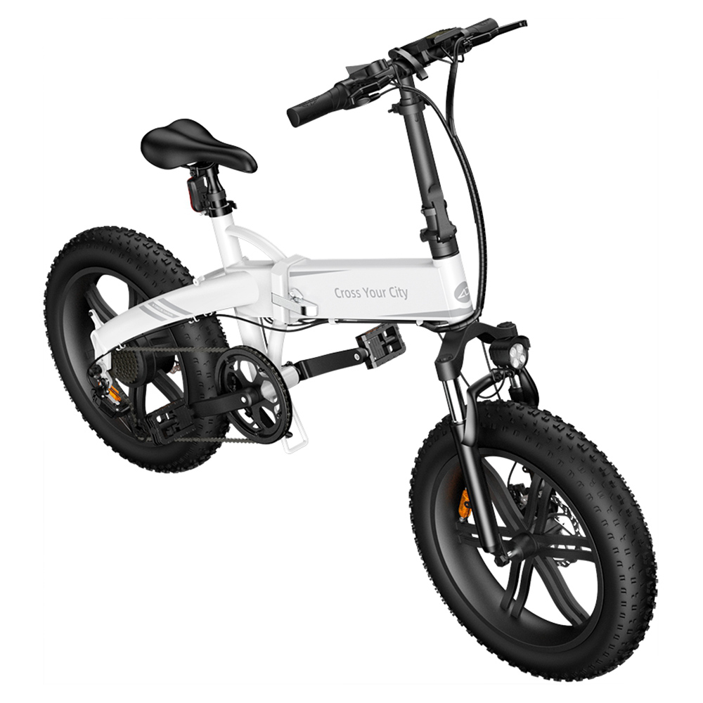 ADO A20F+ International Version Off-road Electric Folding Bike 20*4.0 inch 500W Brushless DC Motor SHIMANO 7-Speed Rear Derailleur 36V 10.4Ah Removable Battery 25km/h Max speed Pure power up to 50km Range Aluminum alloy Frame - White ADO A20F+ International Version Off-road Electric Folding Bike 20*4.0 Inch 500W Brushless DC Motor SHIMANO 7-Speed Rear Derailleur 36V 10.4Ah Removable Battery 25km/h Max Speed Pure Power Up To 50km Range Aluminum Alloy Frame - White -rockbros-shop ado a20f electric folding bike 500w motor 10 4ah battery white b90ca0 1663811355015