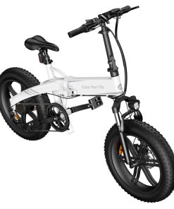ADO A20F+ Off-road Electric Folding Bike 20*4.0 Inch 250W Brushless DC Motor SHIMANO 7-Speed Rear Derailleur 36V 10.4Ah Removable Battery 25km/h Max Speed Pure Power Up To 50km Range Aluminum Alloy Frame - White 6 ADO A20F+ Off-road Electric Folding Bike 20*4.0 Inch 250W Brushless DC Motor SHIMANO 7-Speed Rear Derailleur 36V 10.4Ah Removable Battery 25km/h Max Speed Pure Power Up To 50km Range Aluminum Alloy Frame - White -rockbros-shop ado a20f electric folding bike 500w motor 10 4ah battery white f32005 1663811270745