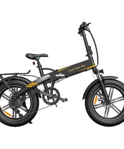 ADO A20F XE 250W Electric Bike Folding Frame 7-Speed Gears Removable 10.4 AH Lithium-Ion Battery E-bike - Black