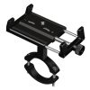 Aluminum Alloy Phone Holder For KUGOO S1 And KUGOO S1 Pro Folding Electric Scooter Bicycle - Black 2 Aluminum Alloy Phone Holder For KUGOO S1 And KUGOO S1 Pro Folding Electric Scooter Bicycle - Black -rockbros-shop aluminum alloy phone holder for kugoo s1 folding electric scooter 1571992337245