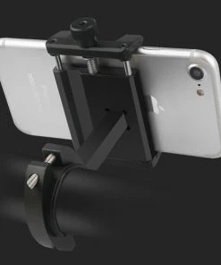 Aluminum Alloy Phone Holder For KUGOO S1 And KUGOO S1 Pro Folding Electric Scooter Bicycle - Black -rockbros-shop aluminum alloy phone holder for kugoo s1 folding electric scooter 1571992338193