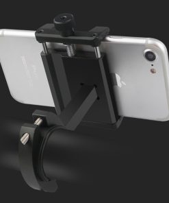 Aluminum Alloy Phone Holder For KUGOO S3 And KUGOO S3 Pro Folding Electric Scooter Bicycle - Black -rockbros-shop aluminum alloy phone holder for kugoo s1 folding electric scooter 1571993641576