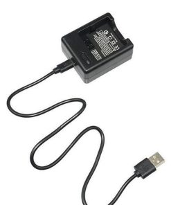 Battery Charger Charging Dock Input 5V-2A For Xiaoyi YI 4K+ / YI 4K - Black