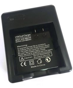 Battery Charger Charging Dock Input 5V-2A For Xiaoyi YI 4K+ / YI 4K - Black -rockbros-shop battery charger charging dock for xiaomi yi action camera 2 1571991246057