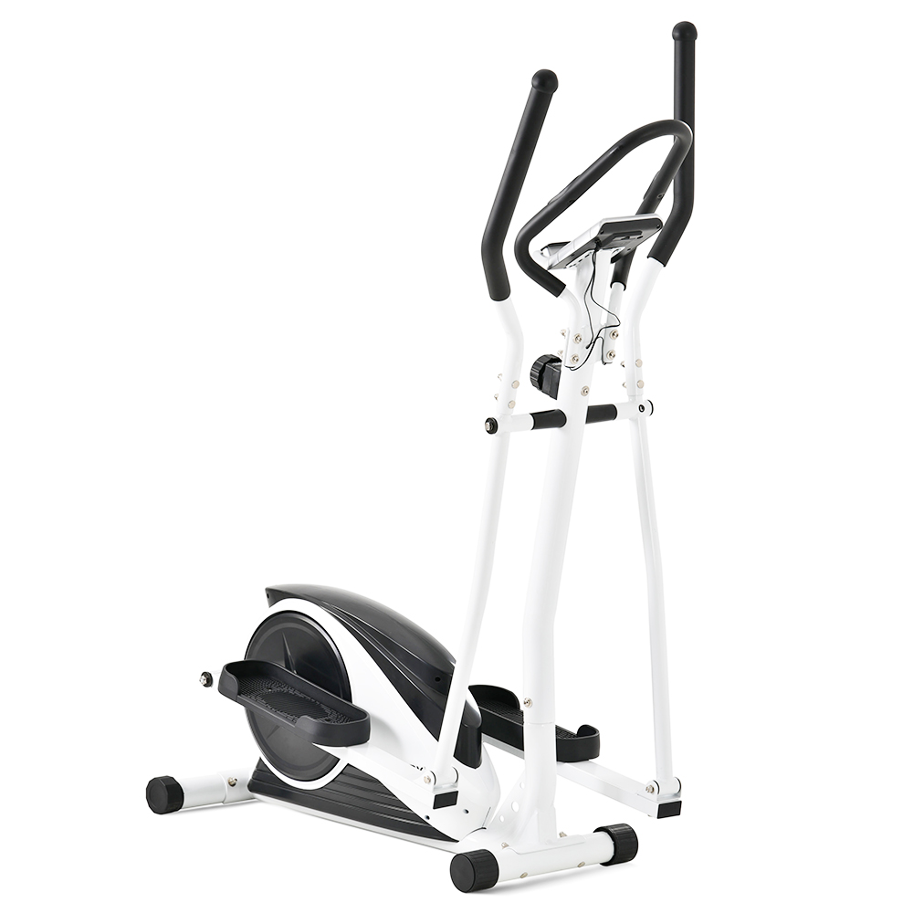 Merax Indoor Ergonomic Exercise Bike Elliptical Machine 8-level Resistance Adjustment Non-slip Pedal LCD Display Maximum Load 120kg - White Merax Indoor Ergonomic Exercise Bike Elliptical Machine 8-level Resistance Adjustment Non-slip Pedal LCD Display Maximum Load 120kg - White -rockbros-shop bcc3278e7bfd47ec9cceeeef1a05c483 475039 3