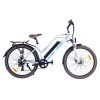 BEZIOR M2 Electric Bike 48V 12.5Ah Battery 250W Brushless Motor 26 Inch Tire Aluminum Alloy Frame Shimano 7-speed Shift Max Speed 25km/h 80KM Power-assisted Mileage Range 5 Inch Smart LCD Meter - White -rockbros-shop bezior m2 electric 26 inch tire electric bike 12 5ah 250w white 1623401862584