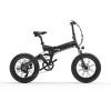BEZIOR XF200 Folding Electric Bike 48V 15Ah Battery 1000W Motor 20x4.0 Inch Fat Tire Aluminum Alloy Frame Shimano 7-speed Shift Max Speed 40km/h 130KM Power-assisted Mileage Range LCD Display IP54 Waterproof - Black -rockbros-shop bezior m26 folding electric bike 26 inch 10ah 500w motor black 1626953340707 1