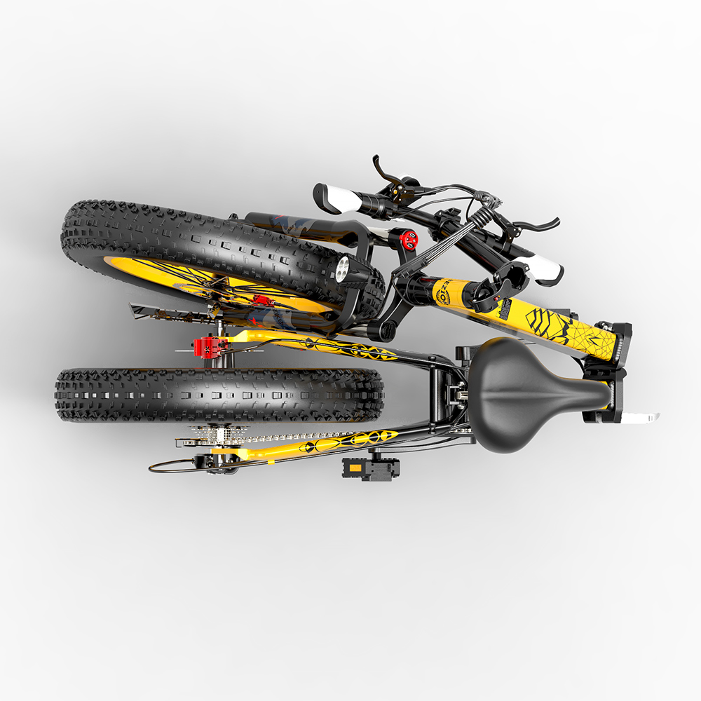 BEZIOR XF200 Folding Electric Bike 48V 15Ah Battery 1000W Motor 20x4.0 inch Fat Tire Aluminum Alloy Frame Shimano 7-speed Shift Max Speed 40km/h 130KM Power-assisted mileage Range LCD Display IP54 Waterproof - Black Yellow BEZIOR XF200 Folding Electric Bike 48V 15Ah Battery 1000W Motor 20x4.0 Inch Fat Tire Aluminum Alloy Frame Shimano 7-speed Shift Max Speed 40km/h 130KM Power-assisted Mileage Range LCD Display IP54 Waterproof - Black Yellow -rockbros-shop bezior m26 folding electric bike 26 inch 10ah 500w motor black 1626953376538