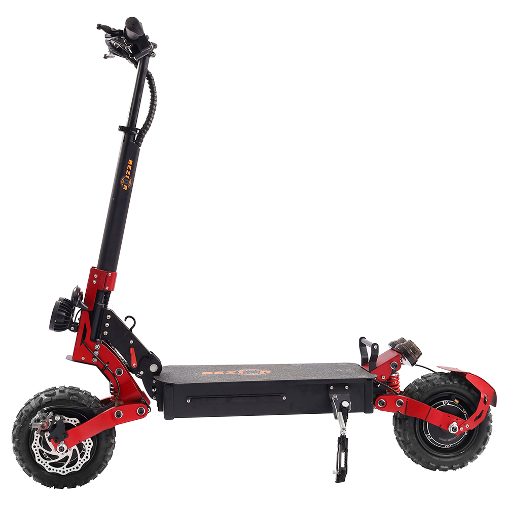 BEZIOR S2 Folding Electric Scooter 1200W*2 Dual Motor LCD Display Max 65Km/h 11 Inch Off-Road Tire 21Ah Battery up to 60km Range Dual Shock Mitigation Dual Disk Brake LED Light - Red BEZIOR S2 Folding Electric Scooter 1200W*2 Dual Motor LCD Display Max 65Km/h 11 Inch Off-Road Tire 21Ah Battery Up To 60km Range Dual Shock Mitigation Dual Disk Brake LED Light - Red -rockbros-shop bezior s2 off road electric scooter 1200w 2 65km h 11 tire red 0b3c31 1668735082329