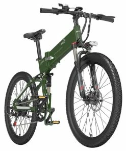 BEZIOR X500 Pro Folding Electric Bike Bicycle 48V 10.4Ah Battery 500W Motor 26 Inch Tire Aluminum Alloy Frame Shimano 7-speed Shift Max Speed 30km/h 100KM Power-assisted Mileage Range LCD Display IP54 Waterproof - Black Green -rockbros-shop bezior x500 pro 26 inch folding electric bike 10 4ah 500w black green fc4c3d 1669720873476