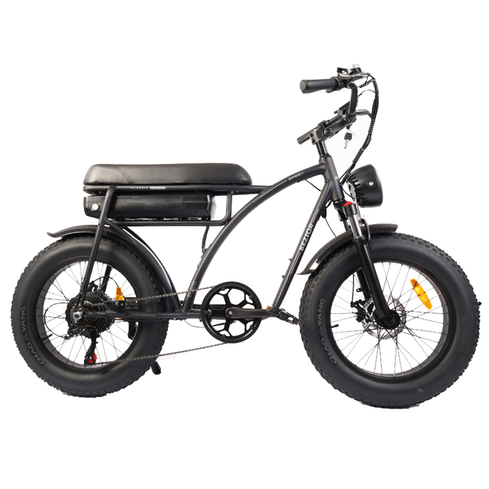 BEZIOR XF001 Retro Electric Bike 20*4.0 Inch Fat Tires 1000W Motor 12.5Ah 48V Battery 45Km/h Max Speed 120kg Max Load Shimano 7-Speed Dual Mechanical Disc Brakes Front & Rear Suspension Fork LCD Display - Black BEZIOR XF001 Retro Electric Bike 20*4.0 Inch Fat Tires 1000W Motor 12.5Ah 48V Battery 45Km/h Max Speed 120kg Max Load Shimano 7-Speed Dual Mechanical Disc Brakes Front & Rear Suspension Fork LCD Display - Black -rockbros-shop bezior xf001 retro electric bike 1000w 12 5ah 48v 26 inch 45km h black 415741 1660805596216